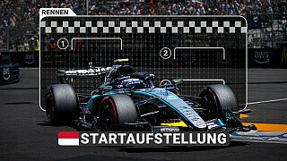Formel 1 heute: Die Startaufstellung für den Grand Prix von Monaco
