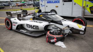 Schumacher nach Crash ausgeschieden
