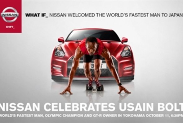 Usain Bolt ist nicht nur Markenbotschafter, sondern nun auch Director of Excitement - Foto: Nissan