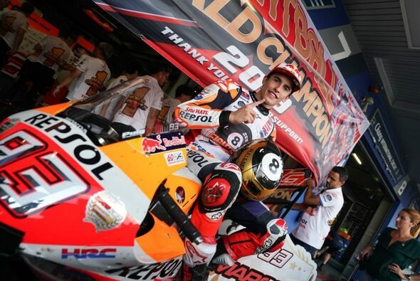2019 jubelte Marc Marquez über seinen sechsten MotoGP-Titel - Foto: Repsol Honda Team
