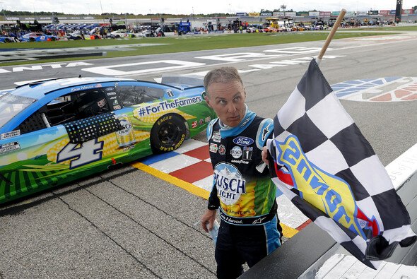 Kevin Harvick celebrates third win in Atlanta - Photo by NASCAR