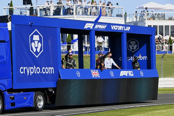 Der ominös Crypto-Truck nach dem Sprint in Silverstone - Foto: LAT Images