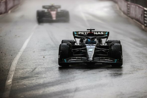 Schon wieder kein Podium: Im Monaco-Regen lässt George Russell Platz 3 liegen - Foto: LAT Images