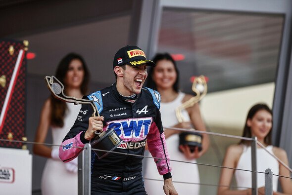 Esteban Ocon sicherte sich im Regen von Monaco den dritten Platz - Foto: LAT Images