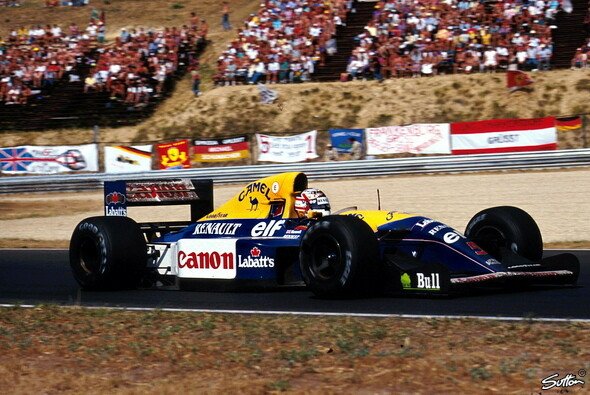 Nigel Mansell krönte sich 1992 mit Williams zum Formel-1-Weltmeister - Foto: Sutton