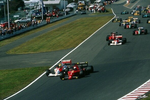 Ayrton Senna schoss Alain Prost 1990 in Japan ohne mit der Wimper zu zucken ab - Foto: Sutton