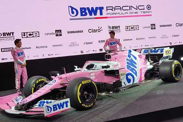 Formel 1 Racing Point Zeigt Auto Und Neuen Titelsponsor