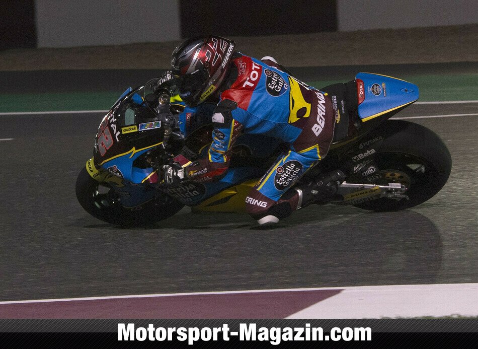 Moto2 Katar: Sam Lowes mit Auftakt-Pole, schwerer Crash in Q1