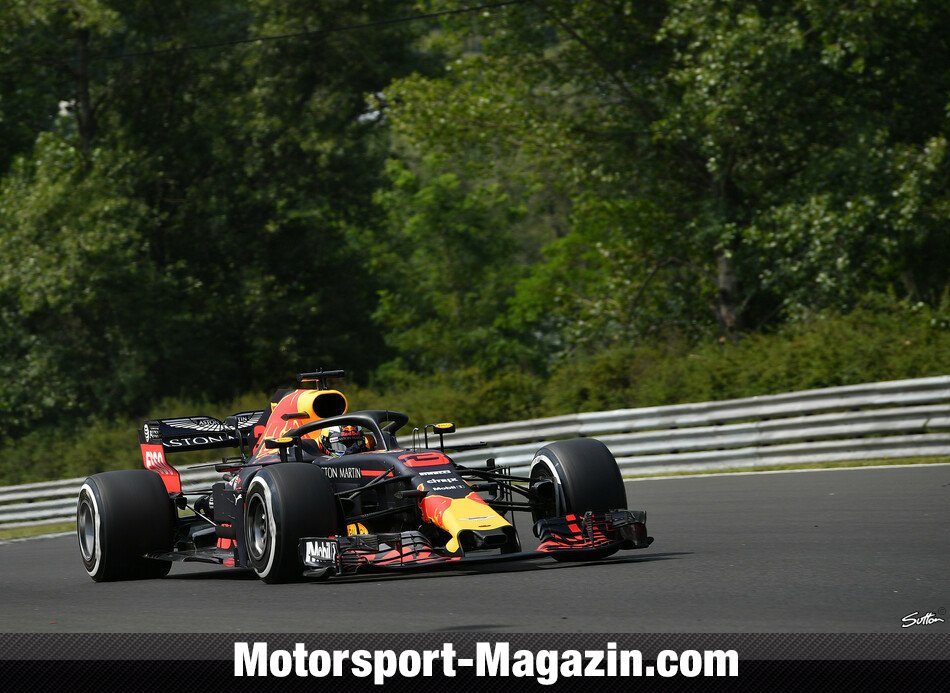 Formel 1 Ungarn: Ricciardo im 1. Training vor Vettel