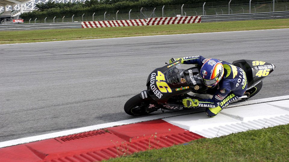 Rossi drehte heute die zweitschnellste Zeit in Sepang., Foto: Gauloises Racing