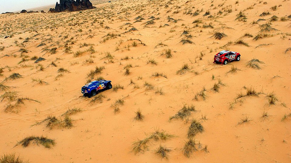 Ein Auto in der Wüste: das ist der Gedanke hinter der Dakar., Foto: VW Motorsport