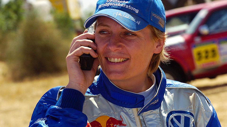 Jutta Kleinschmidt erwartet eine harte 16-tägige Herausforderung., Foto: VW Motorsport Jutta Kleinschmidt erwartet eine harte 16-tägige Herausforderung., Foto: VW Motorsport