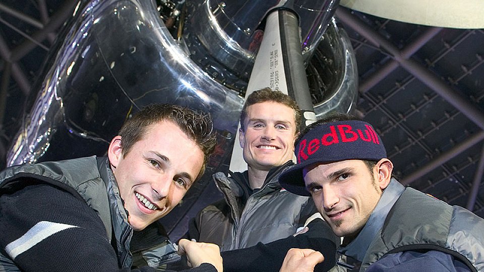 Das Red Bull-Trio: Fixstarter Coulthard & die ‚Gladiatoren´ Klien & Liuzzi…, Foto: Red Bull