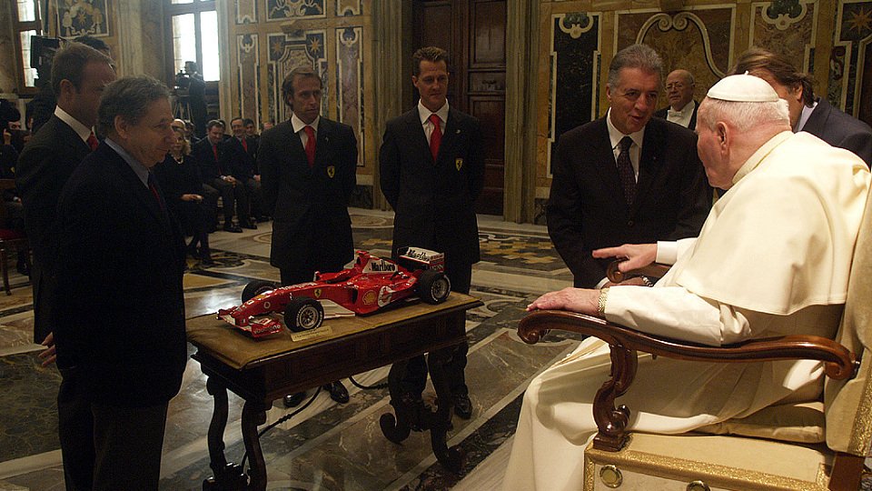 Die Scuderia zu Gast beim Papst., Foto: Ferrari Press Office