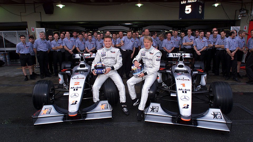 David Coulthard schien gut mit Mika Häkkinen auszukommen, Foto: West