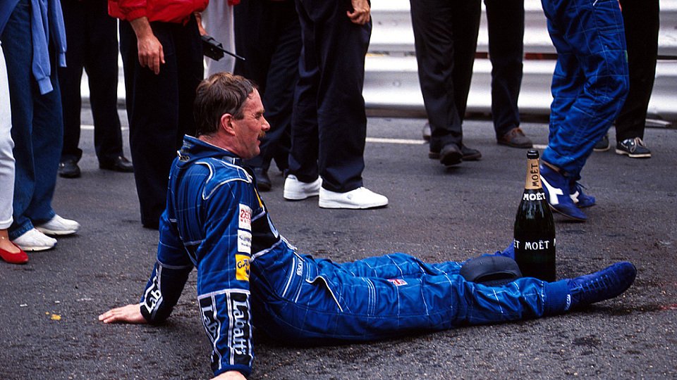 Kämpfte oft bis zum Umfallen - Nigel Mansell., Foto: Williams