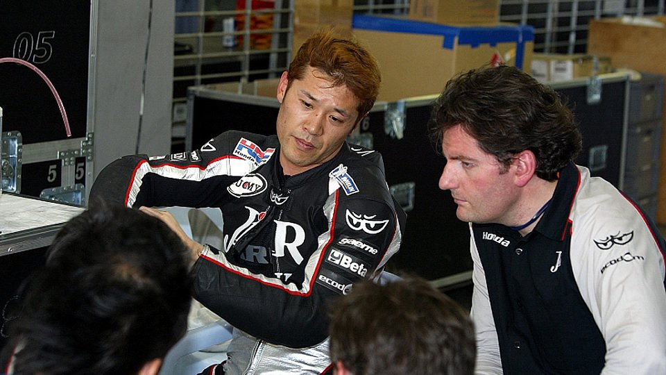 Makoto Tamada konnte diesmal auch eine Zeit verbuchen, Foto: Honda