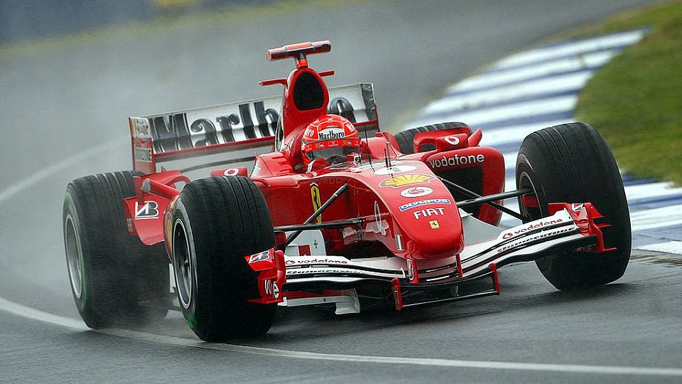 Auf abtrocknender Strecke hatte Michael Schumacher keine Chance., Foto: xpb.cc