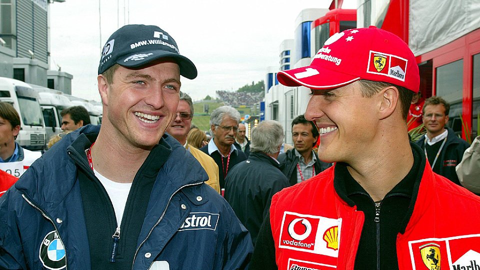 Michael & Ralf lachen weiter nur in der F1., Foto: Sutton