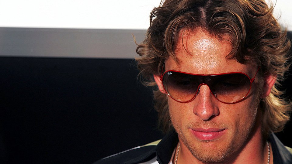 Manchmal siegt die Wut über die Pressedisziplin - zumindest bei Jenson Button., Foto: Sutton