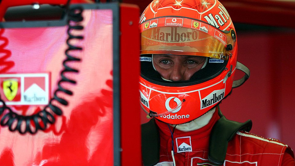 Schumacher sah sich oft im Fernsehen., Foto: Sutton