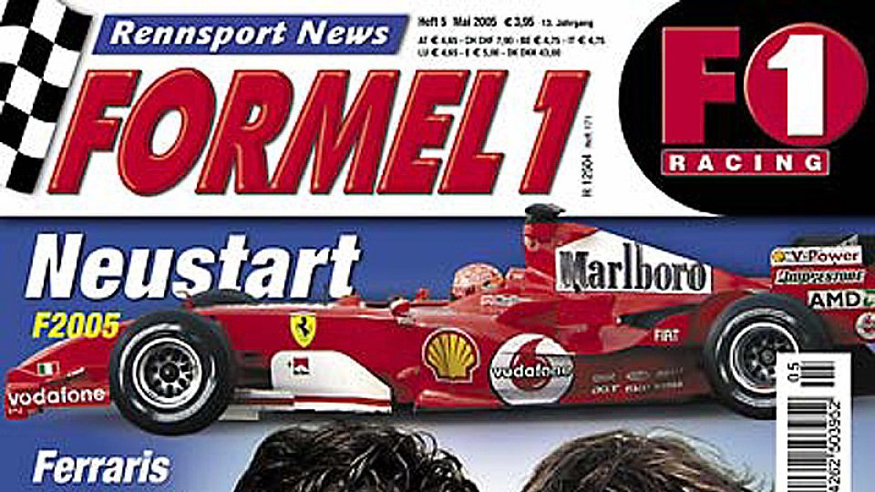 Die neue Ausgabe Rennsport News F1 / F1Racing ist ab Freitag erhältlich., Foto: bpa Sportpresse