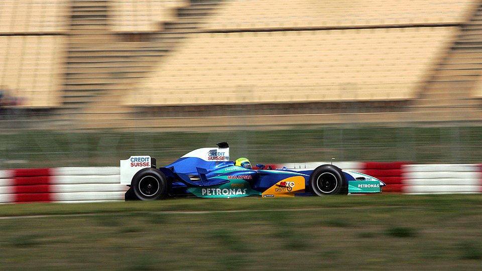 Felipe Massa reihte sich auf Platz 3 hinter den Silberpfeilen ein., Foto: Sutton