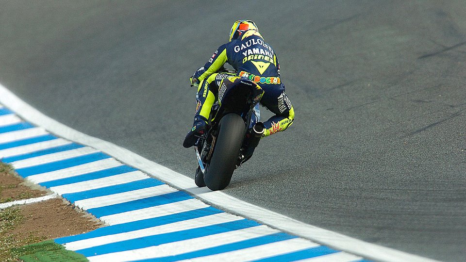 Valentino Rossi war mit dem Testtag zufrieden., Foto: Yamaha Racing