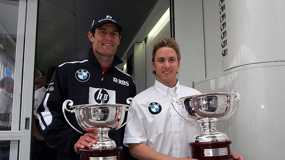 Nick darf als einziger deutschsprachiger Fahrer einen Pokal mit nach Hause nehmen., Foto: Sutton