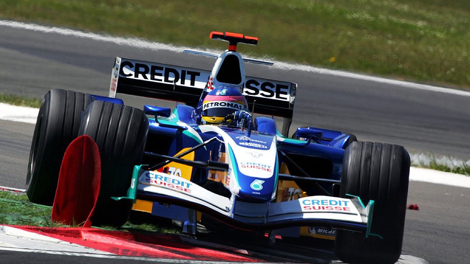 Abermals langsamer als Felipe Massa - Jacques Villeneuve., Foto: Sutton