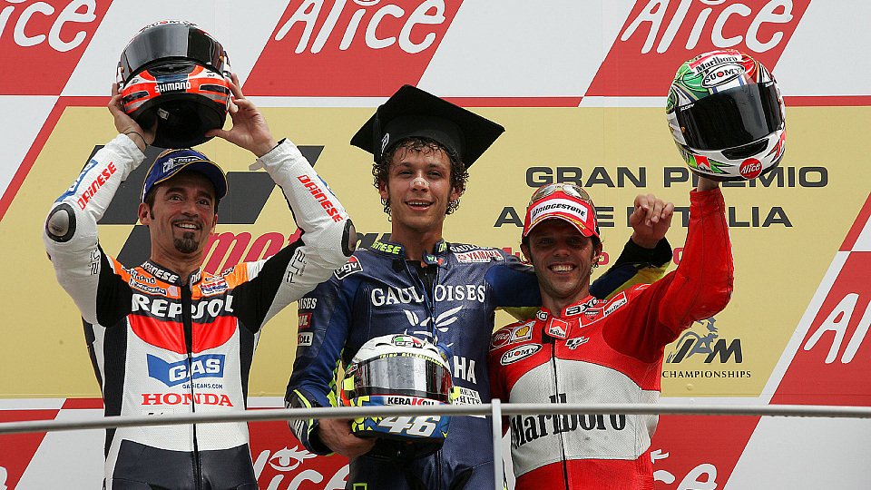 Rossi holte sich den Sieg., Foto: Repsol Honda