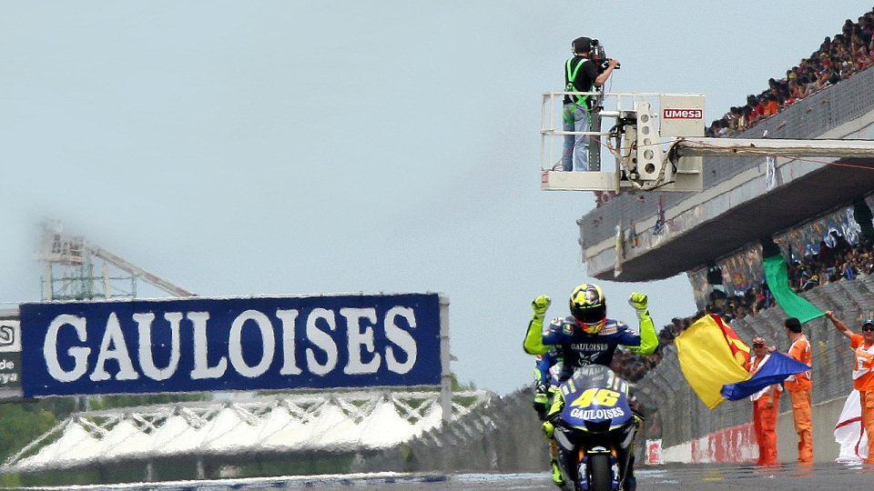 Rossi siegt zum fünften Mal in sechs Rennen., Foto: Gauloises Racing