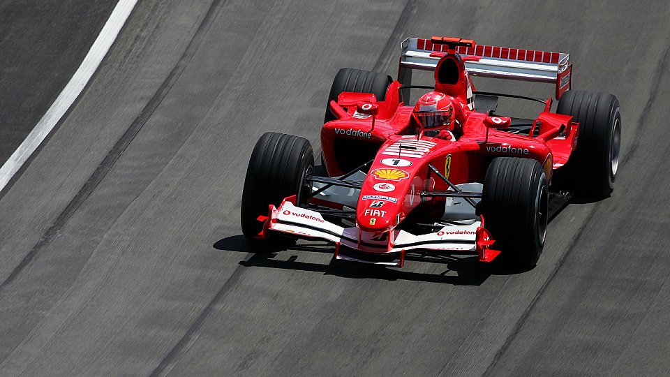 Michael Schumacher hatte am Morgen ein Balanceproblem., Foto: Sutton