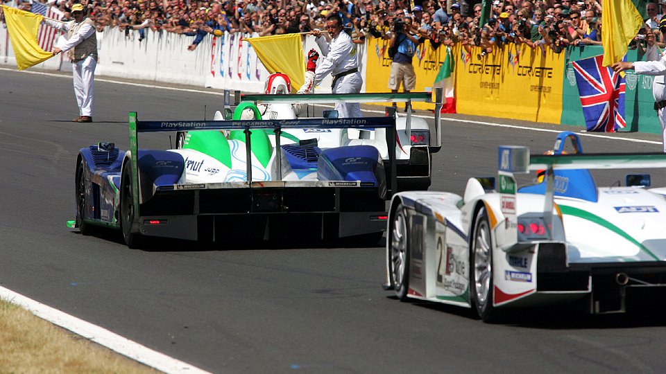 Audi und Michelin dominieren in Le Mans, Foto: Sutton
