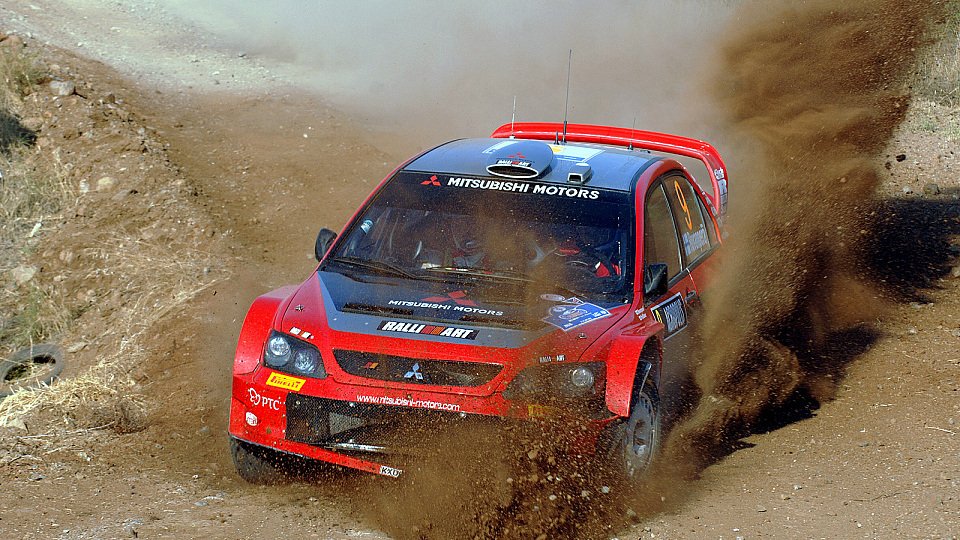 Mitsubishi möchte 2006 alle Rallyes bestreiten., Foto: Sutton