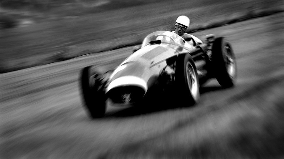 Stirling Moss beim Silverstone GP.