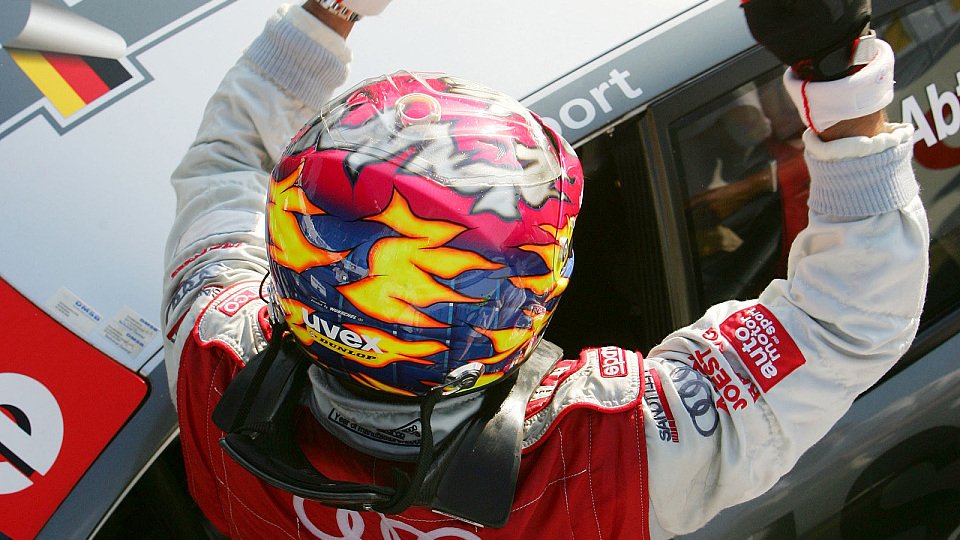 Ein jubelnder Christian Abt nach einem überraschenden zweiten Rang, Foto: Sutton