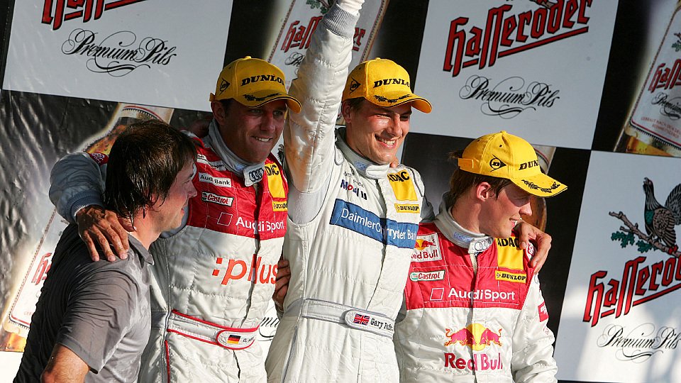 Paffett, Abt und Ekström überstanden ein turbulentes Rennen am besten., Foto: Sutton