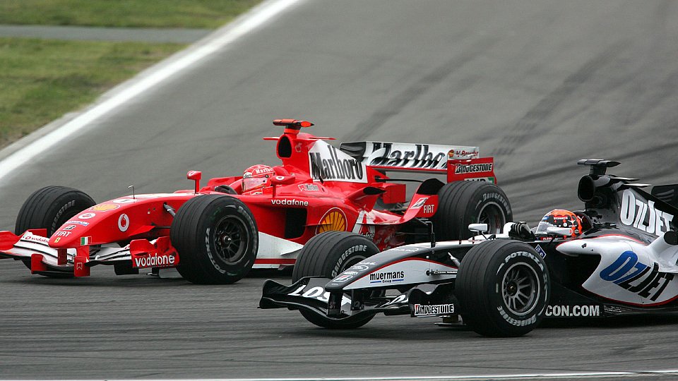So weit ist es noch nicht gekommen: Die Minardi sind noch immer langsamer als Ferrari., Foto: Sutton