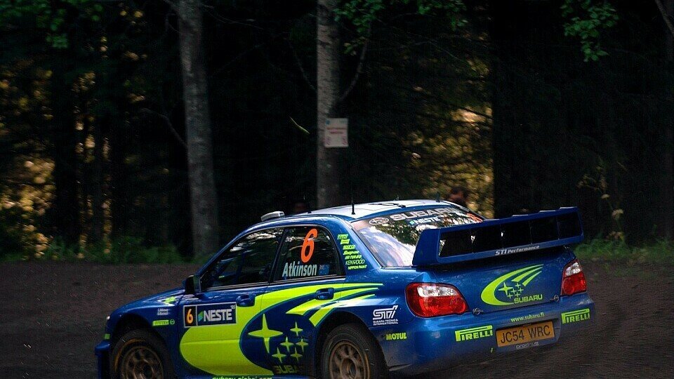Atkinson wird auch 2006 im Subaru sitzen., Foto: Sutton