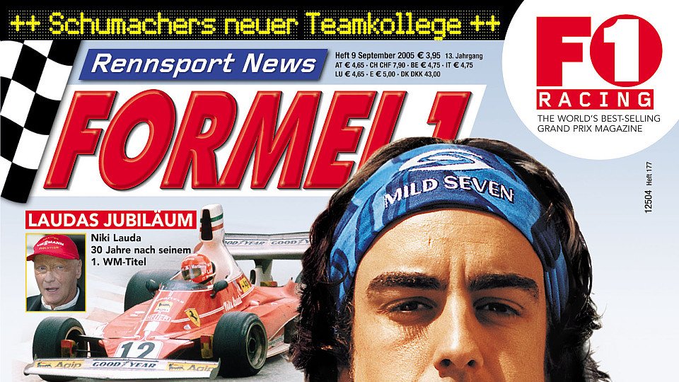 Rennsport News Formel 1 / F1 Racing 09/05 jetzt im Handel!, Foto: bpa Sportpresse