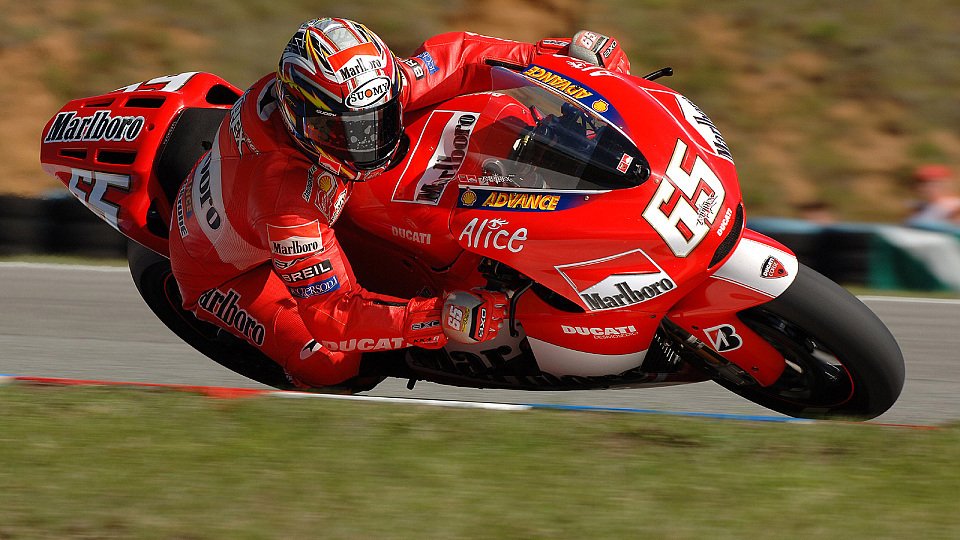 Loris Capirossi war heute schnell unterwegs., Foto: Ducati