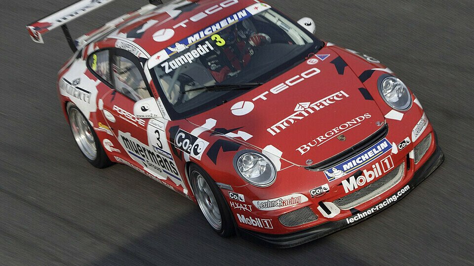 Zampedri sicherte sich den Titelgewinn beim Heimspiel., Foto: Porsche Zampedri sicherte sich den Titelgewinn beim Heimspiel., Foto: Porsche