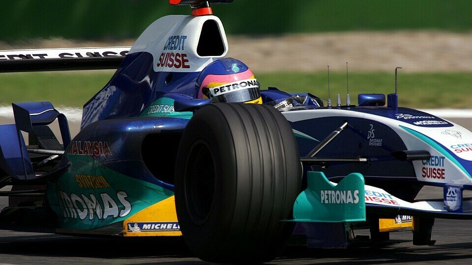 Jacques Villeneuve freut sich auf die Eau Rouge., Foto: Sutton