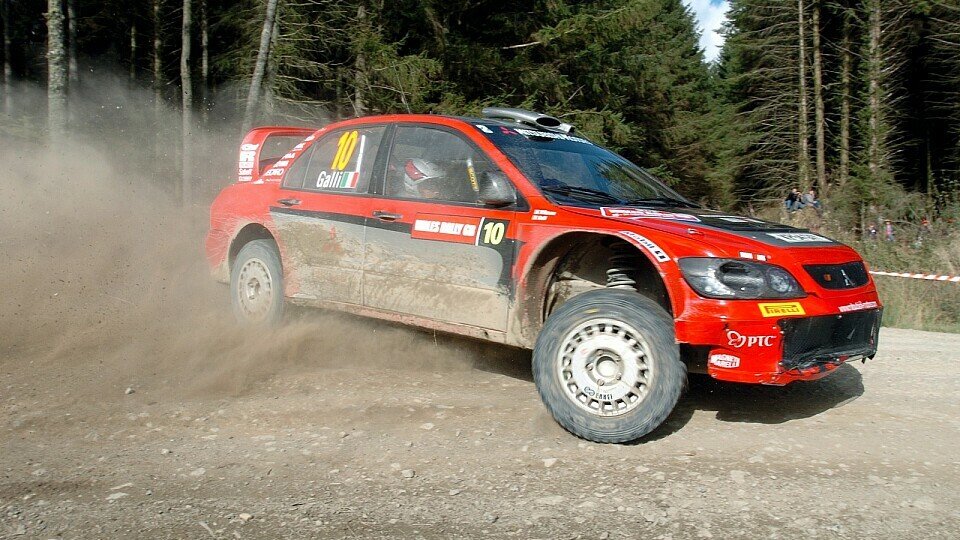Galli ist mit seinem Mitsubishi am Start., Foto: Sutton