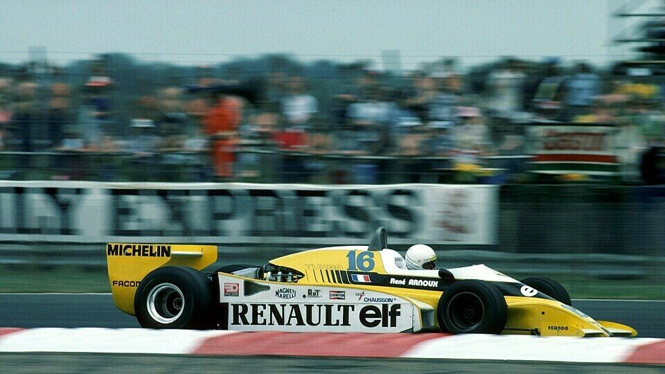 René Arnoux beim Silverstone GP 1979., Foto: Sutton René Arnoux beim Silverstone GP 1979., Foto: Sutton