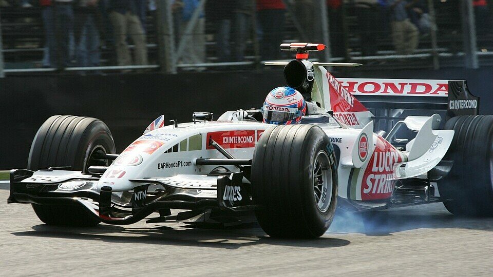 Jenson Button war heute sehr viel zufriedener als gestern., Foto: Sutton
