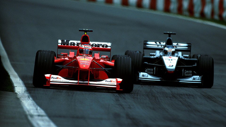 Michael Schumacher vs. Mika Häkkinen: Das Duell des Jahres 2000., Foto: Sutton