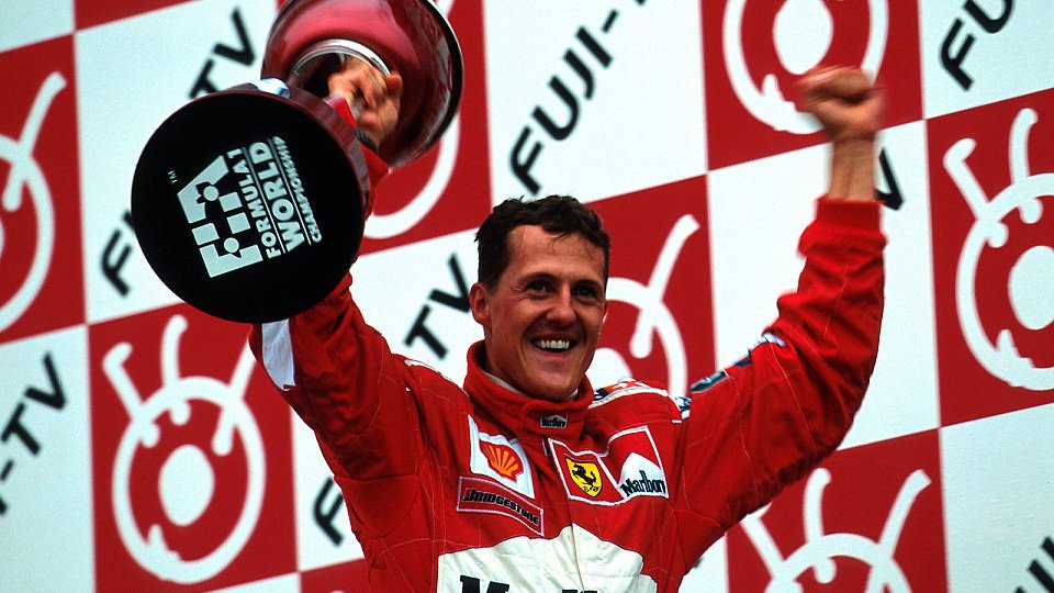 Vor 15 Jahren krönte sich Schumacher erstmals für Ferrari zum Weltmeister, Foto: Sutton