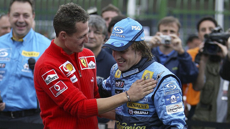 Schumacher der Alte und Fernando der Weise., Foto: Renault